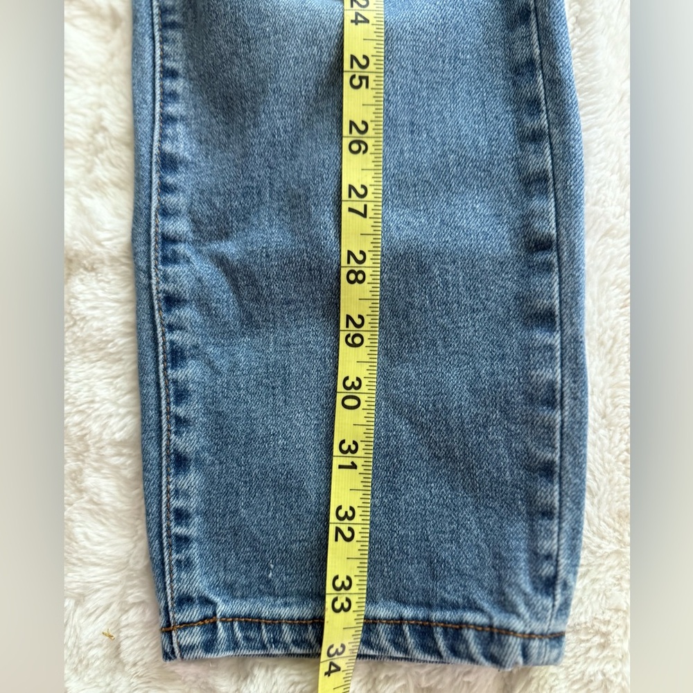 OAT New York High Rise Straight Crop Jeans Women’s Size 27 Medium Wash Denim - Picture 7 of 10